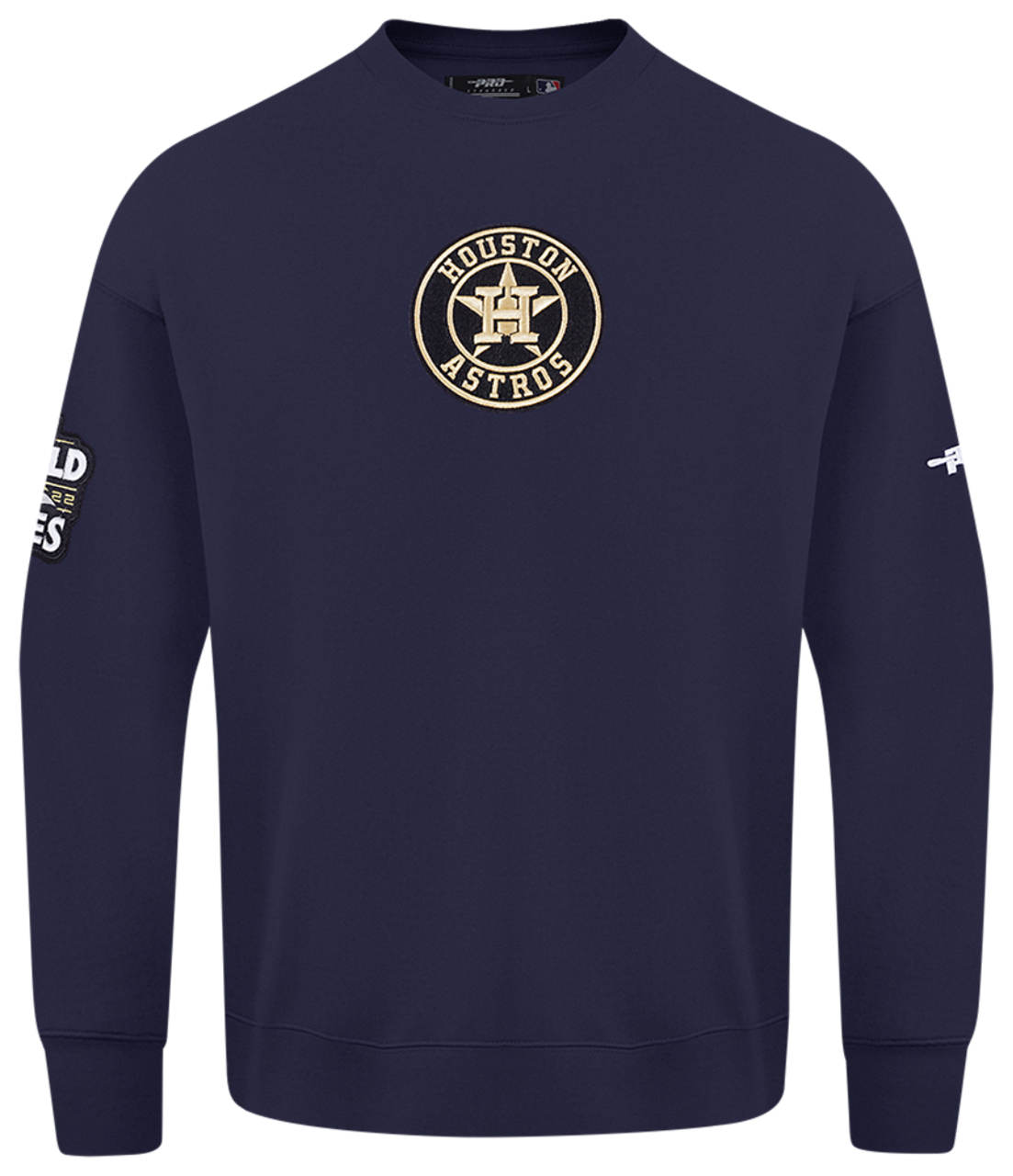 Pro Standard Astros Champs Drop Shoulder Crew