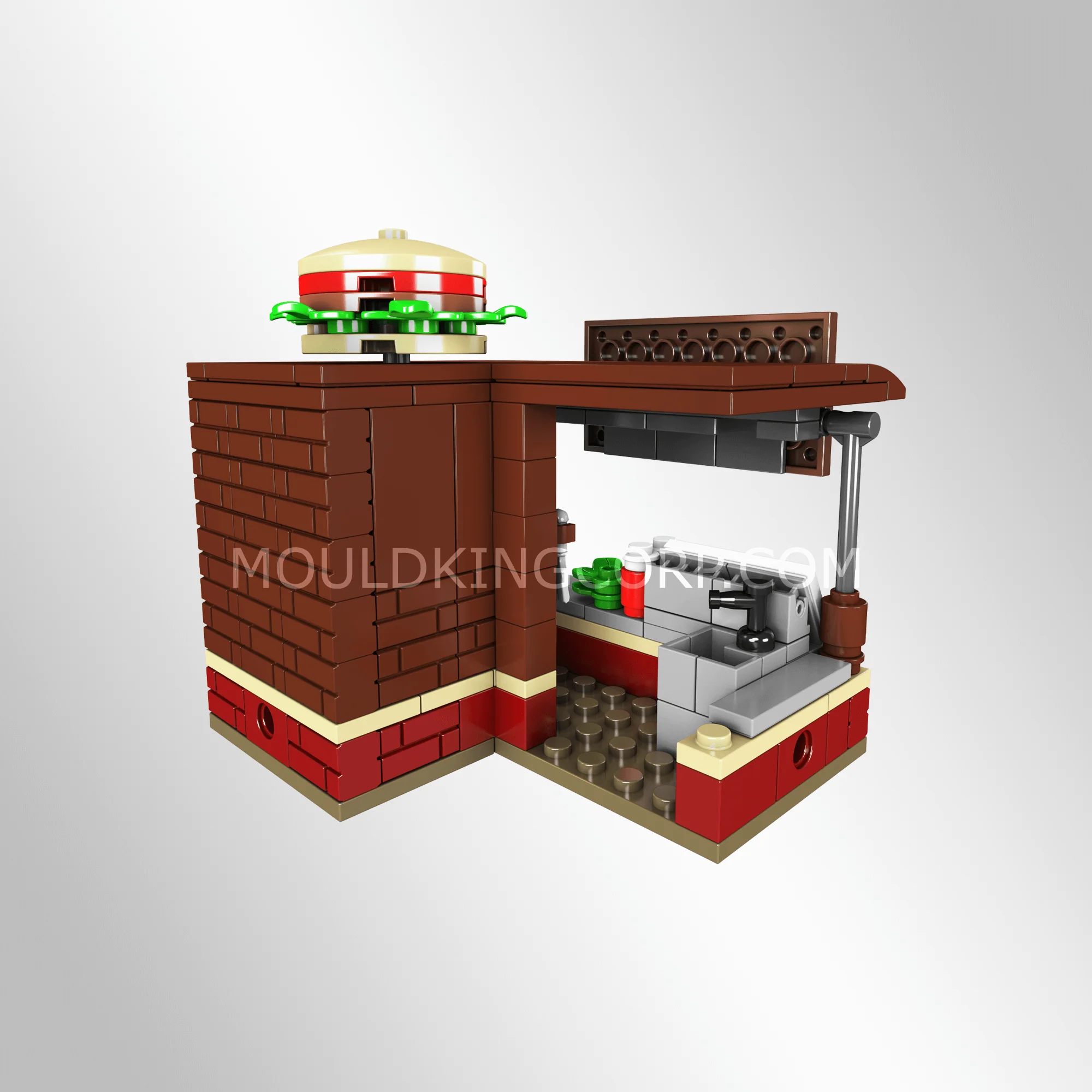 Mould King 24028 BBQ Stand Building Toy Set | 249 Pcs