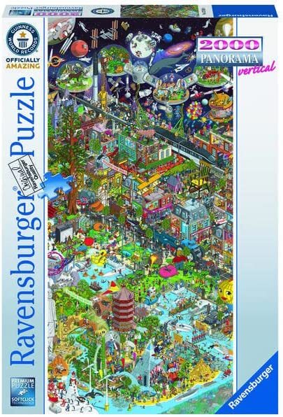 Guinness World Records 2000 Piece Panorama Puzzle