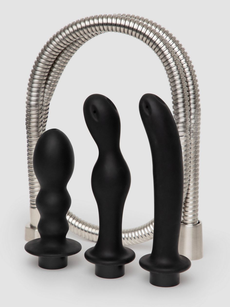 Hydro Series Silicone Shower Spraying Anal Douche Set