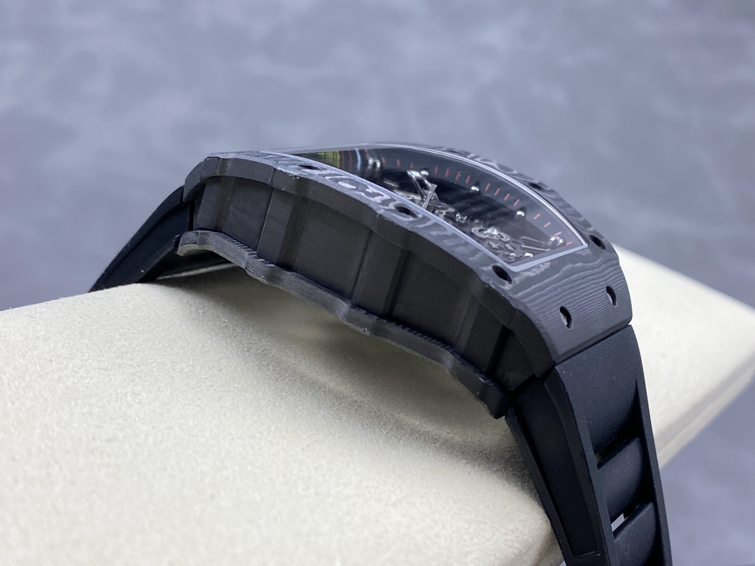 Richard Mille Rafael Nadal NTPT Carbon RM Black Rubber Strap RM035-02