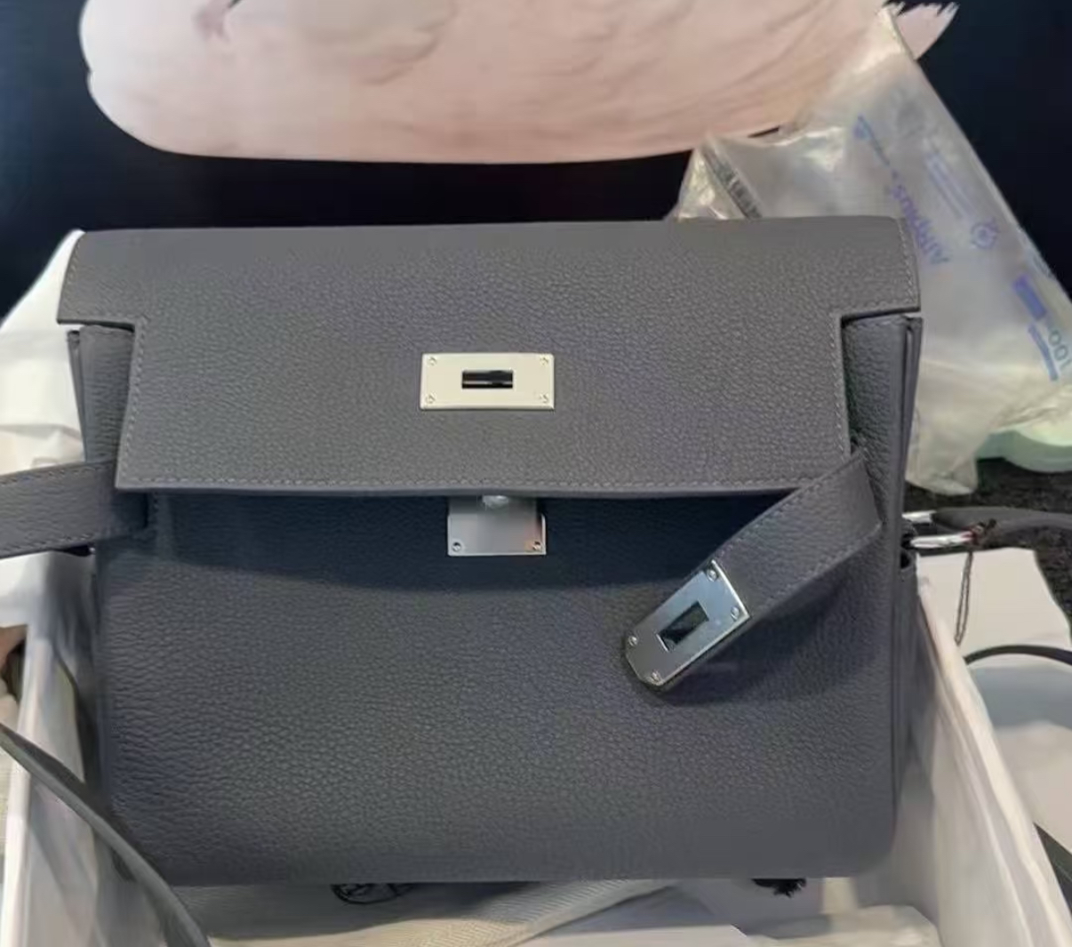 Hermès Kelly 25 Depeches Togo custom