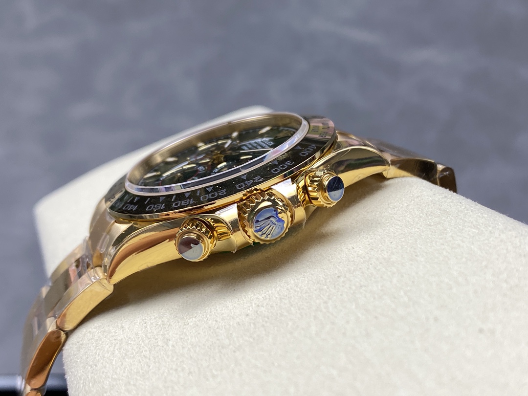 Rolex Daytona 116508 Yellow Gold Green Index Dial 40MM Mens Replica Watch