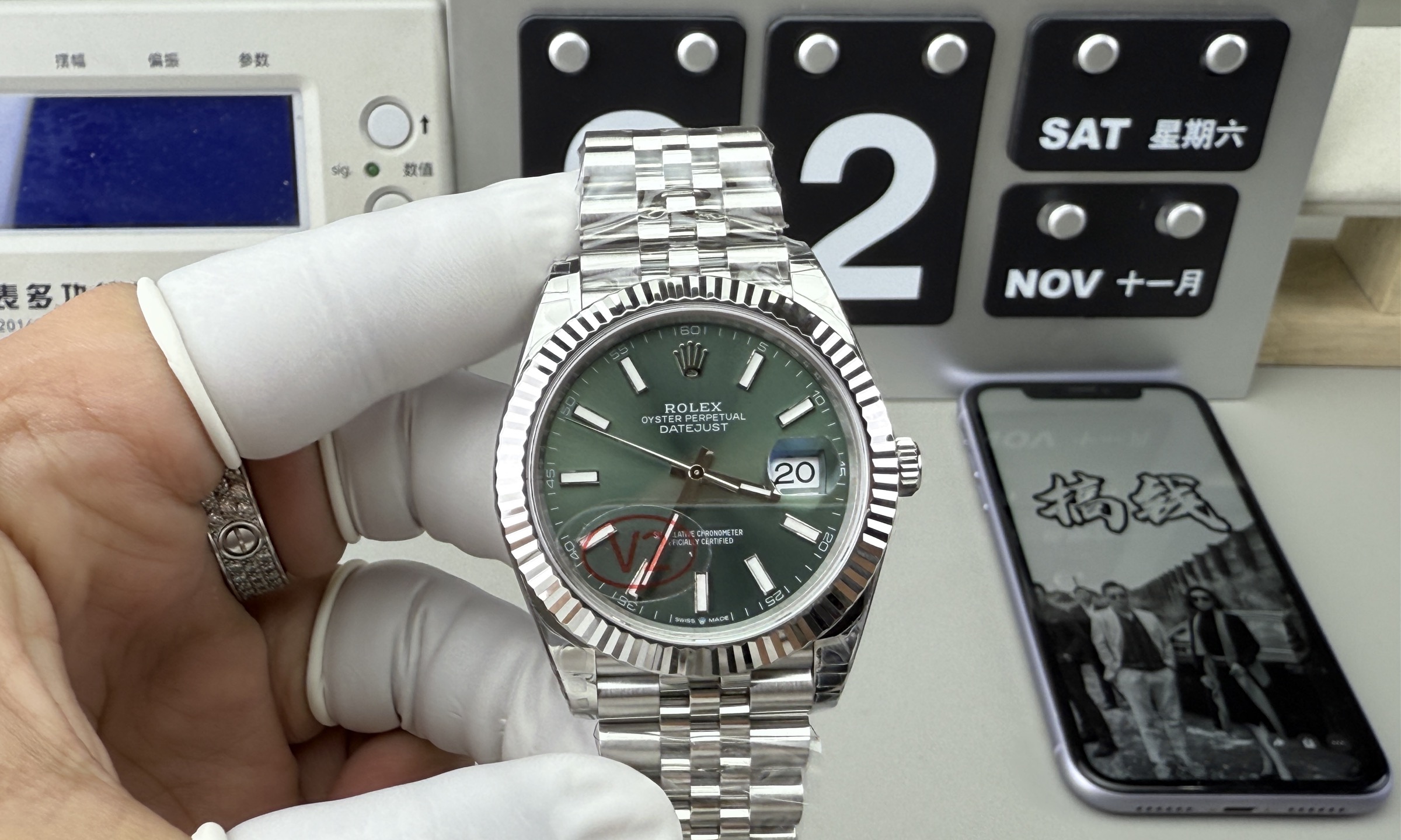 VS Factory Rolex Datejust 41mm Mint Green Dial V2