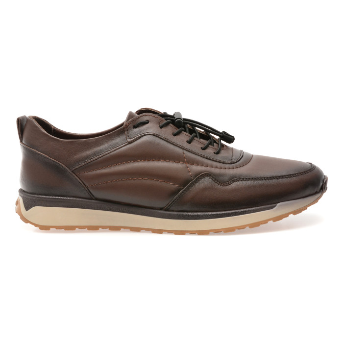Pantofi sport BITE THE BULLET maro, OY5080, din piele naturala