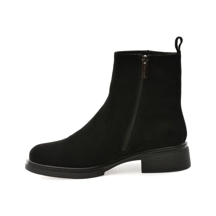 Ghete FLAVIA PASSINI negre, DX01331, din piele intoarsa