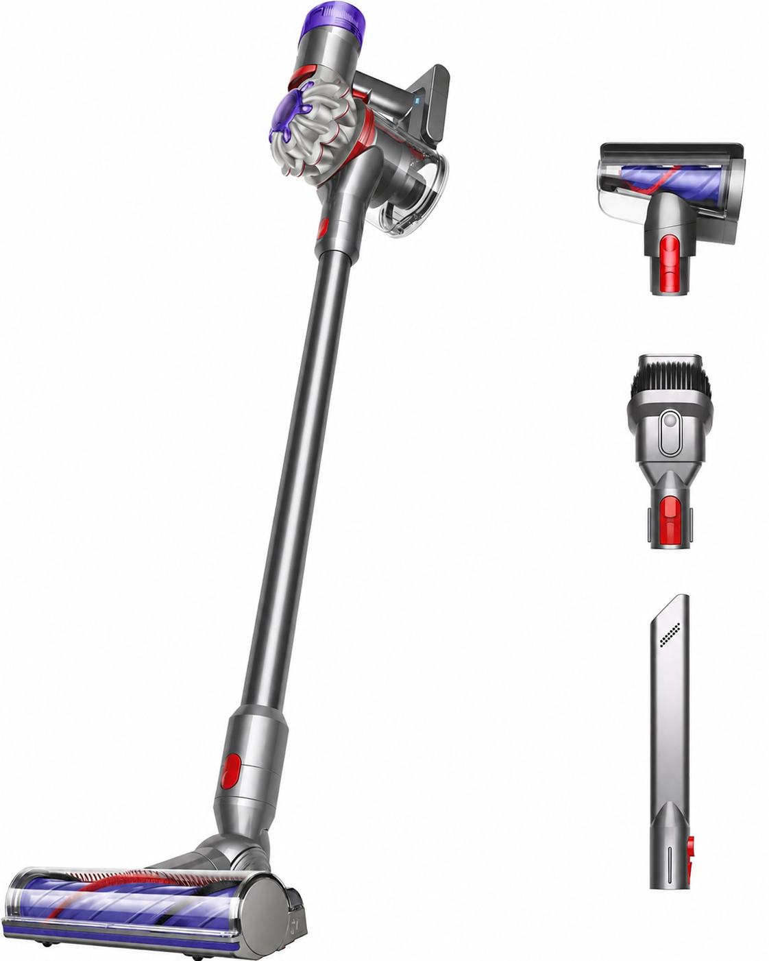 💥 Special offer💥 V8 Cordless Vacuum, Cleans Hard Floors and Carpets, Detangles, Converts to Handheld, 115AW, 2 Power Modes, Up to 40 Minutes¹