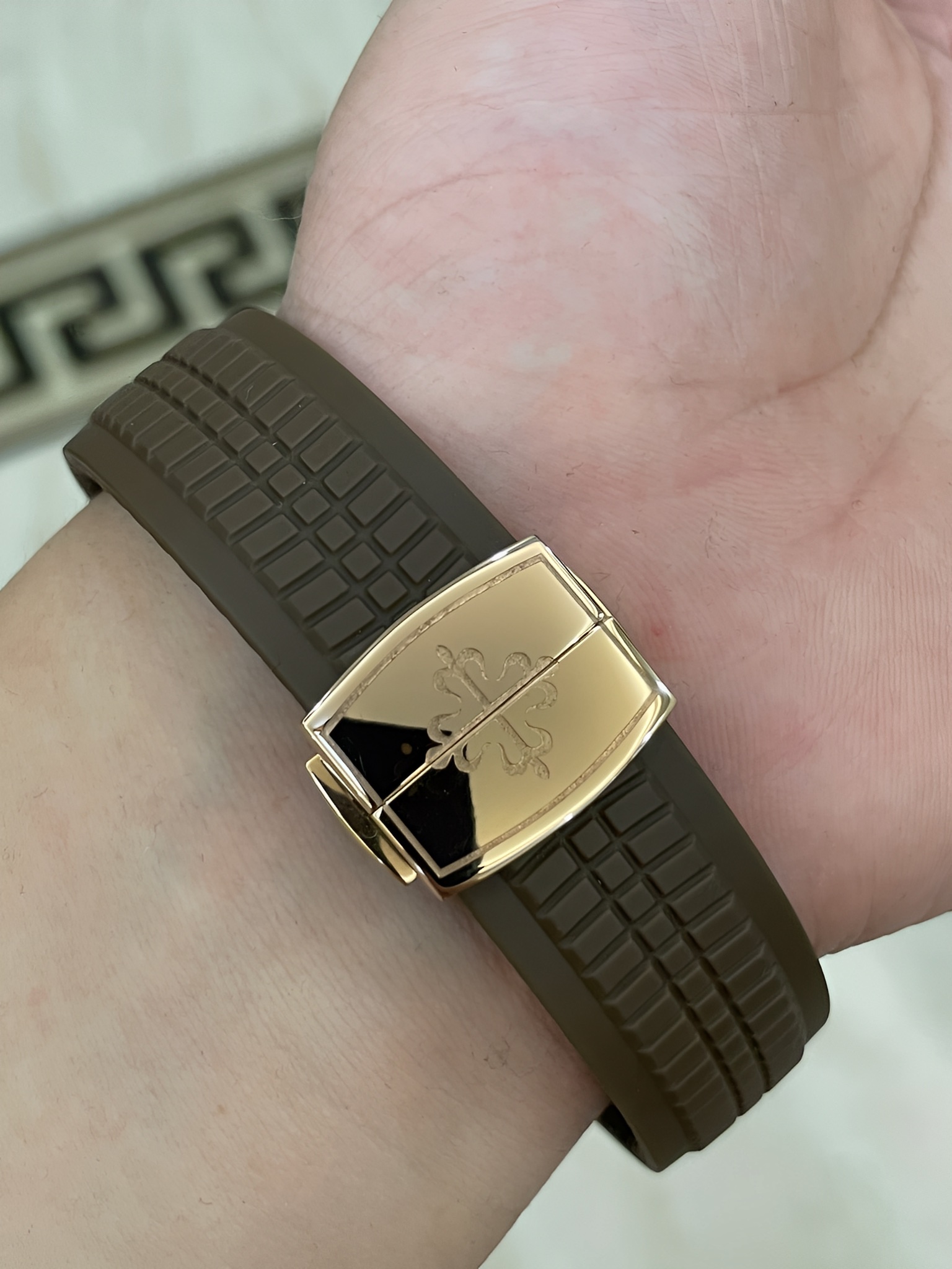 Patek Philippe Aquanaut 5167 300G 010 Black & Green & Brown 40mm
