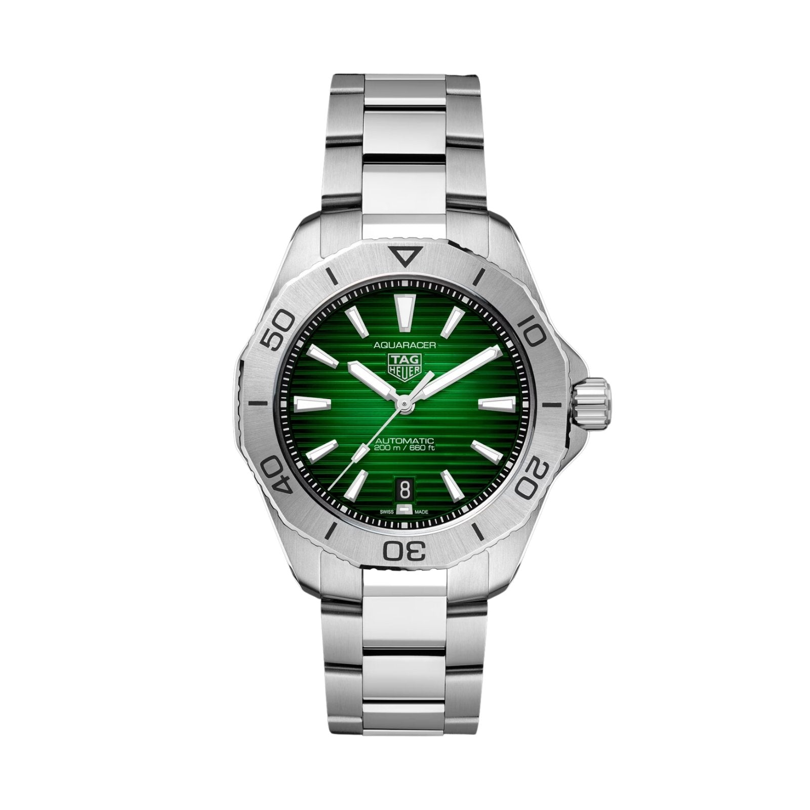 【Super Clone】TAG Heuer Aquaracer Professional 200 40mm Mens Watch Green WBP2115.BA0627