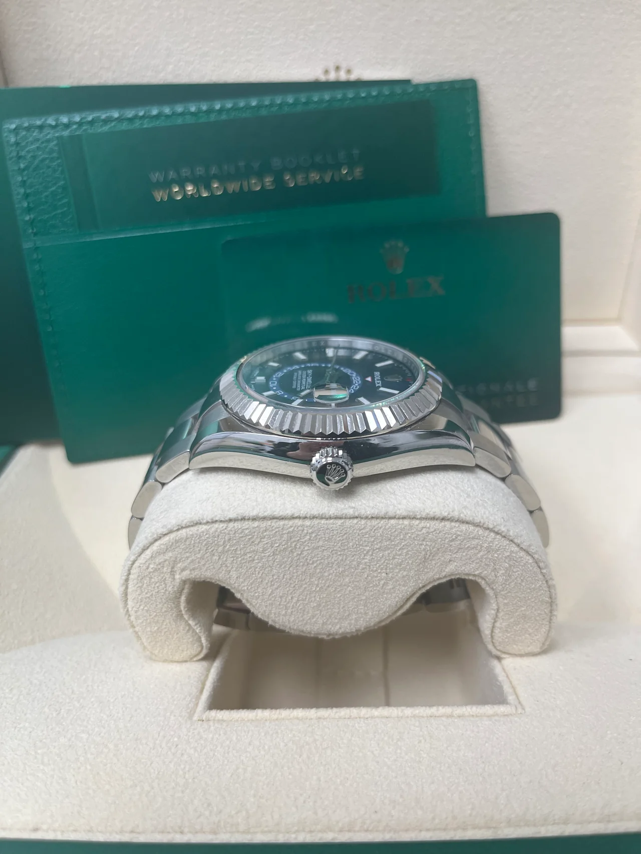 Rolex Sky-Dweller Blue Dial Stainless Steel 326934-0003 Oyster Replica
