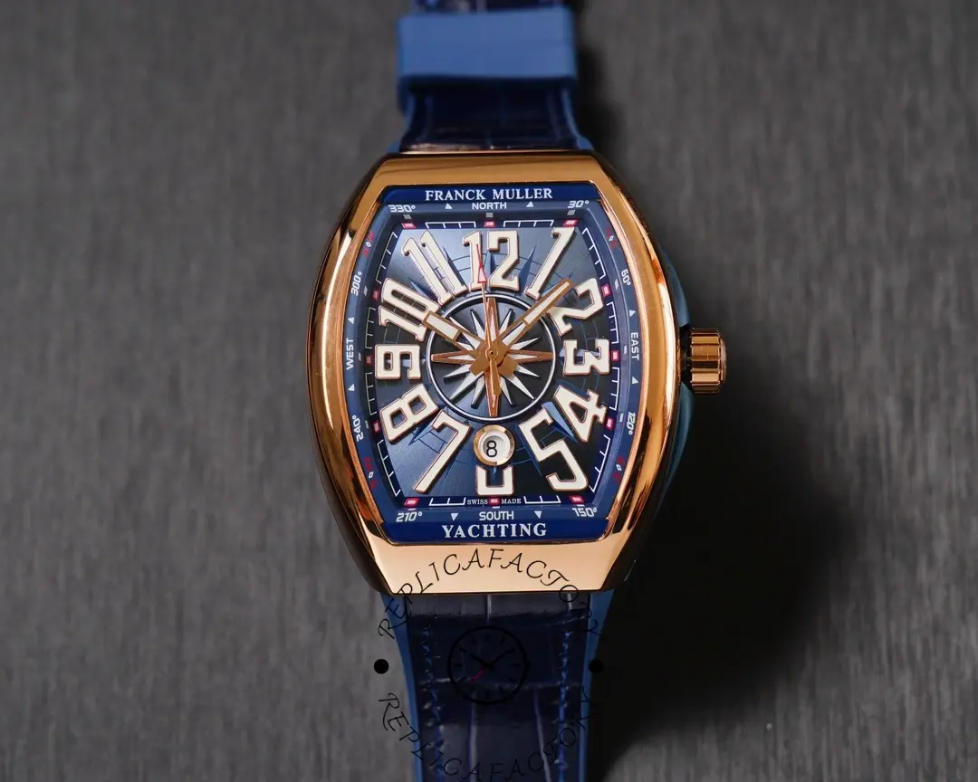 1:1 Clone Franck Muller Yachting V45 SC DT YACHTING 5N.BL Watch