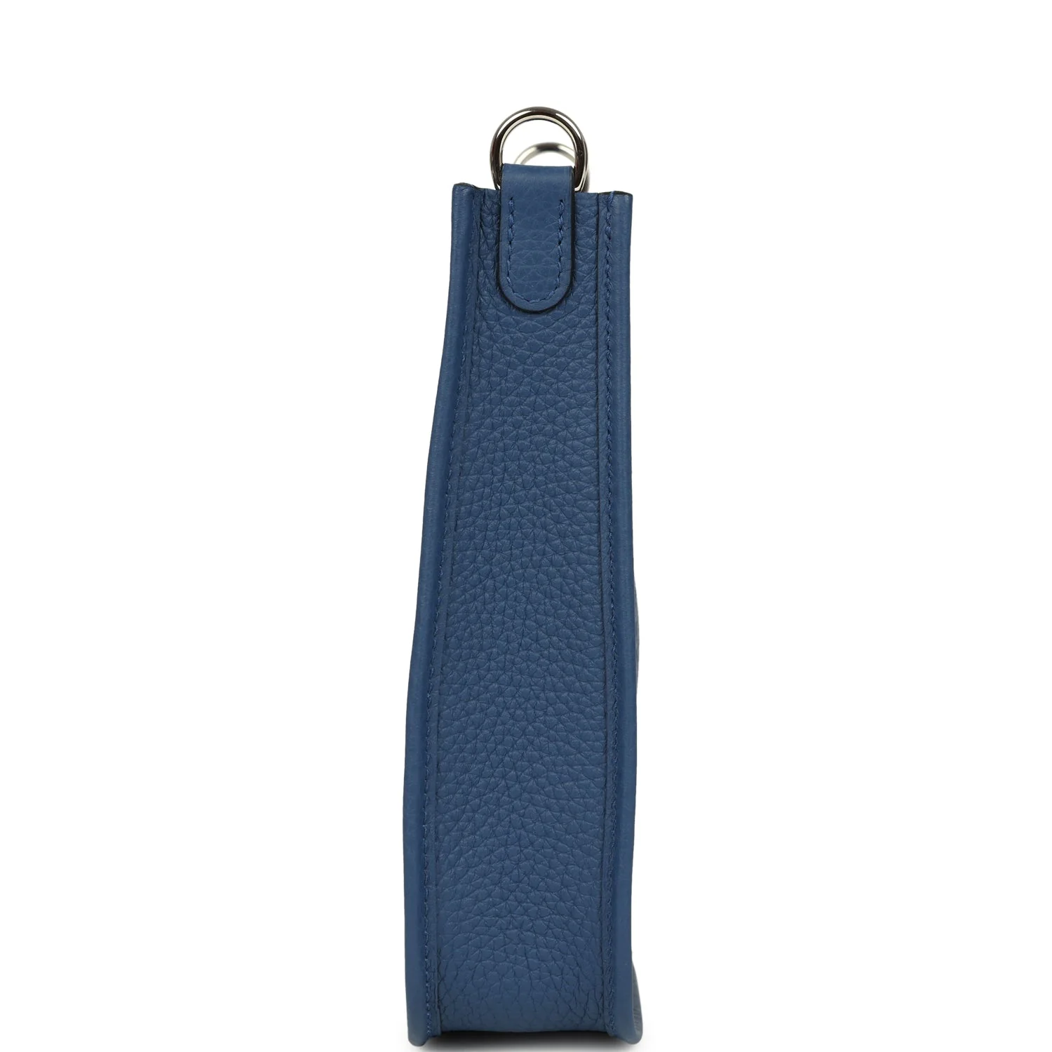 Hermes Evelyne TPM Bleu Tie Clemence Palladium Hardware