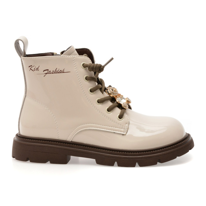 Ghete SELECTION KIDS bej, 532207, din piele naturala