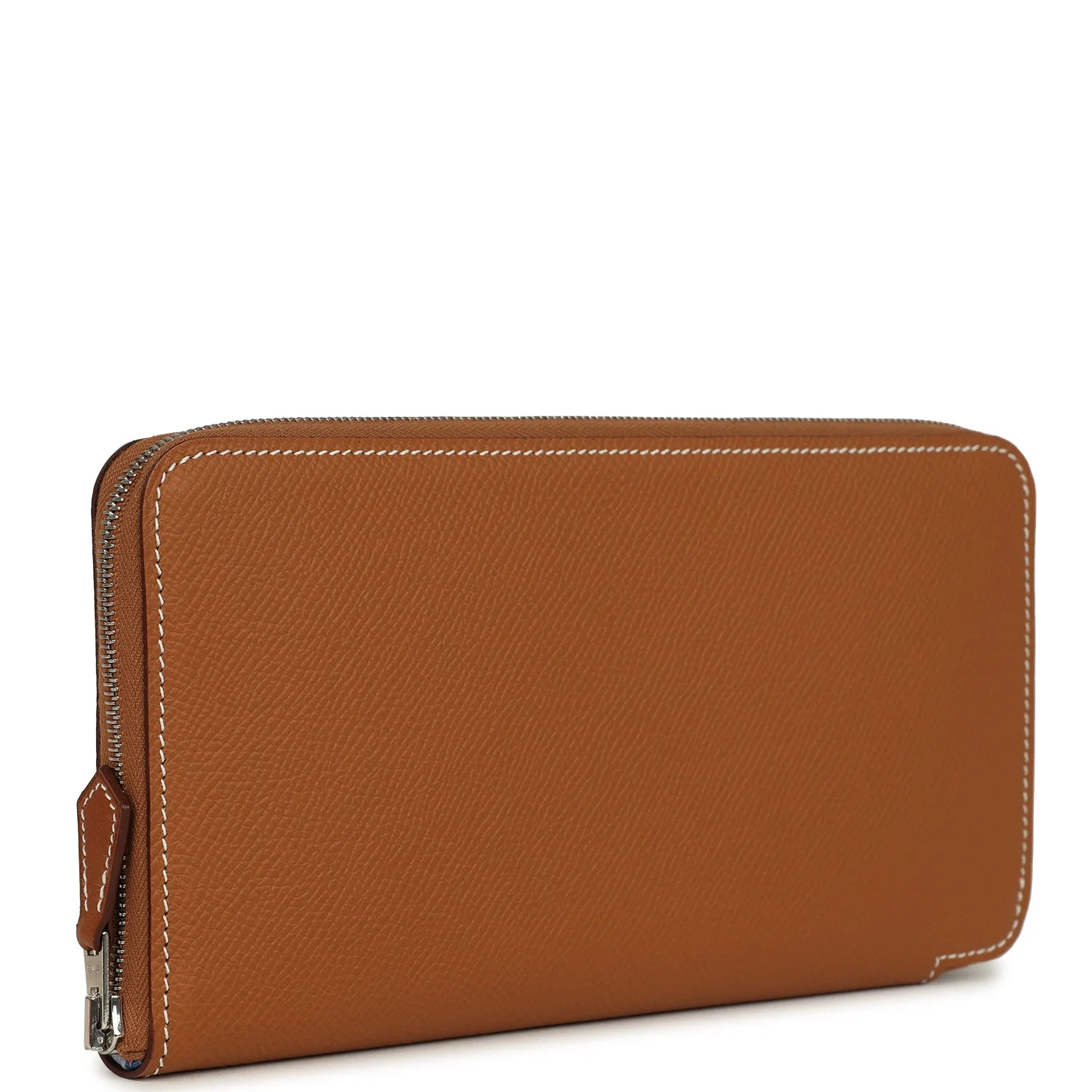 Hermes Silk'In Classique Long Wallet Gold Epsom Palladium Hardware