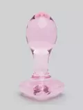 Lovehoney Small Heart Glass Butt Plug 3 Inch