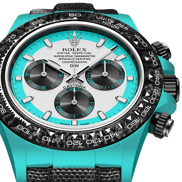 Rolex Diw Daytona fiber celeste invert 40mm oyster black