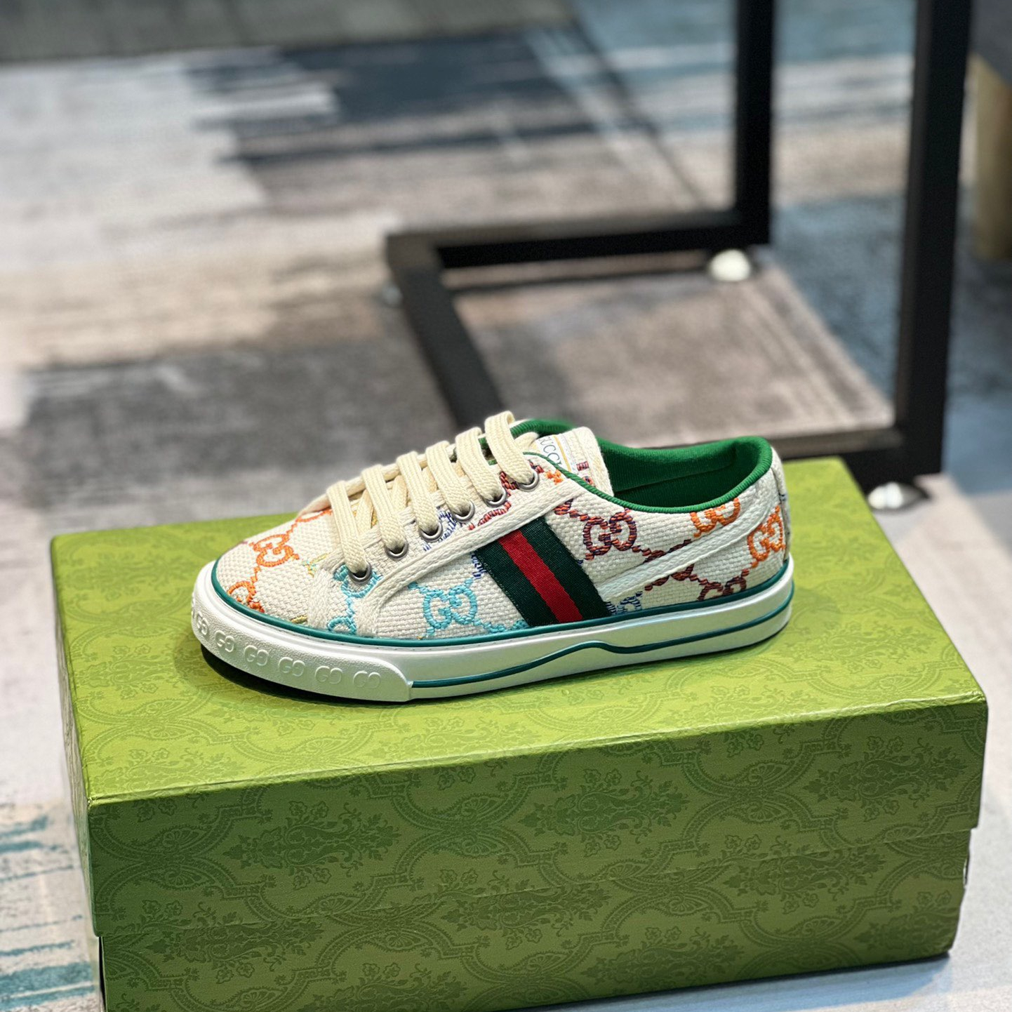 Men's GG Gucci Tennis 1977 sneaker Size 35-45 4-Color