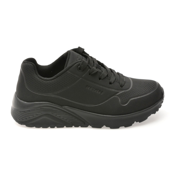 Pantofi sport SKECHERS negri, UNO LITE, din piele ecologica