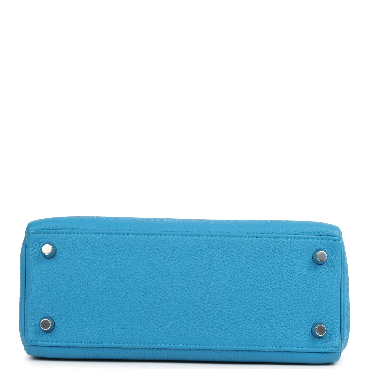 Hermes Kelly Retourne 25 Bleu Zanzibar Togo Palladium Hardware