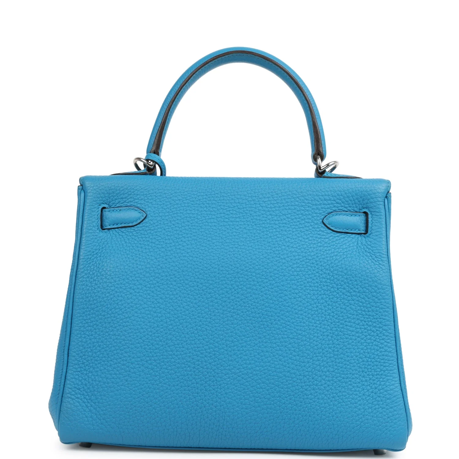 Hermes Kelly Retourne 25 Bleu Zanzibar Togo Palladium Hardware