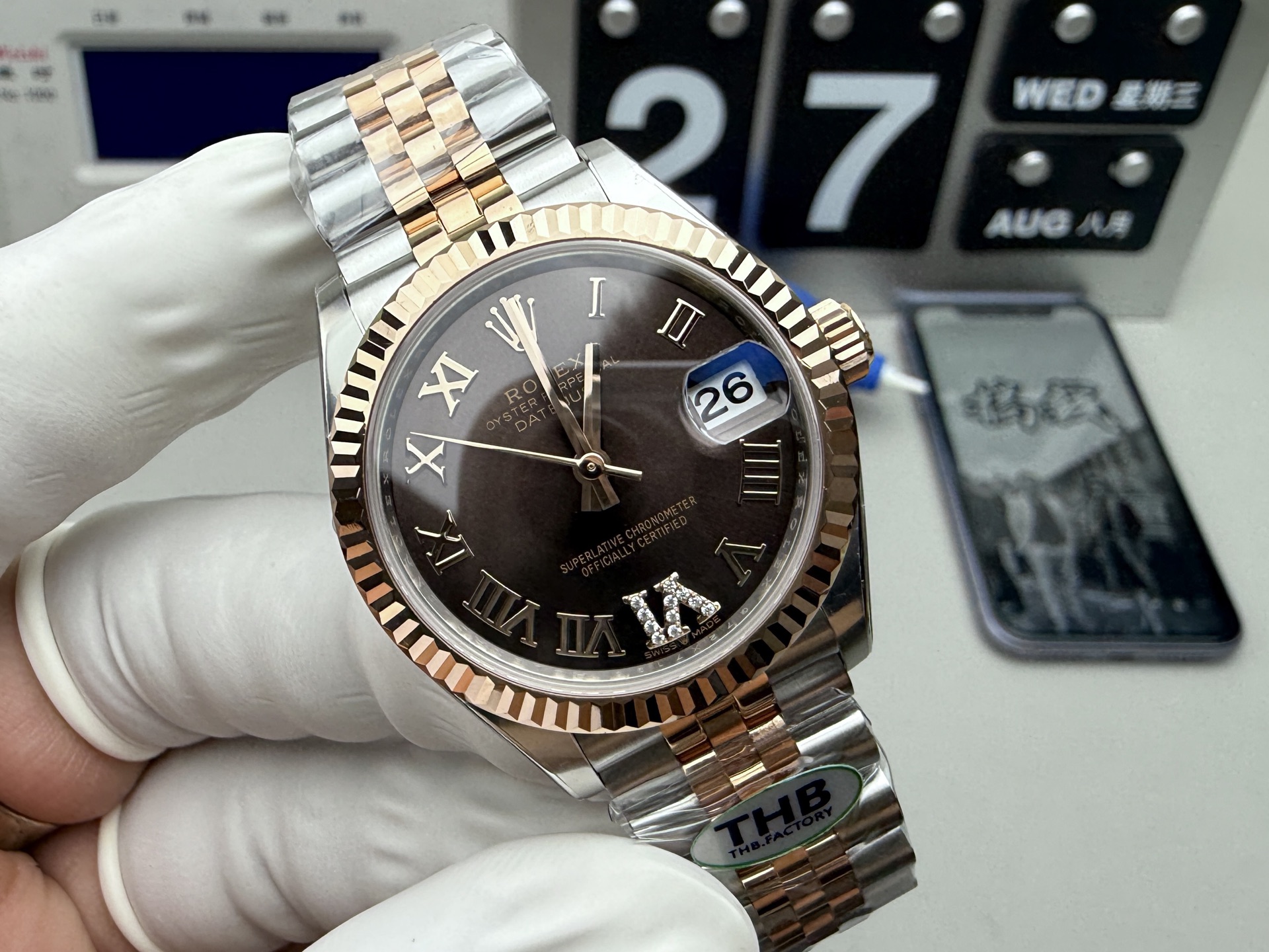 Rolex Datejust 31mm – Goddess Edition Two-Tone Coffee Dial