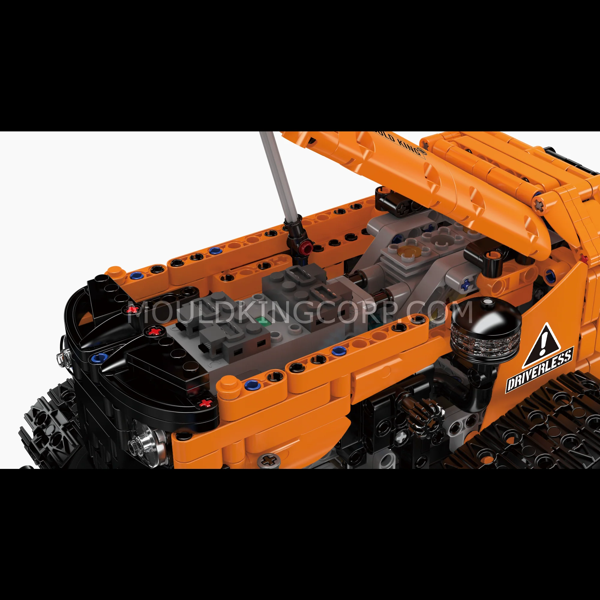 Mould King 17086 Remote-Controlled Land Clearing Machine Building Set | 1,650 Pcs
