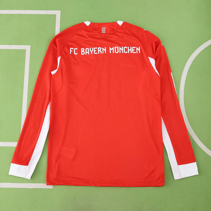 Bayern Munich Player Jersey Home 2025/26 - Long Sleeve