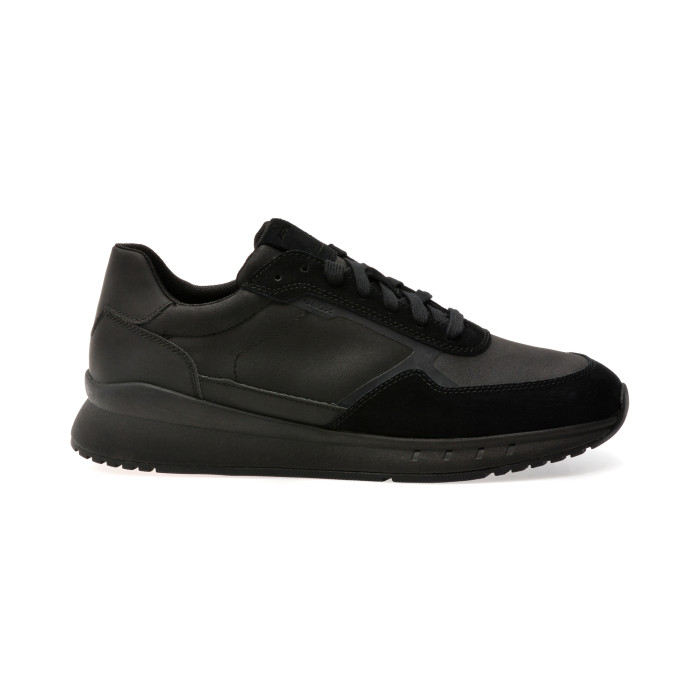 Pantofi sport GEOX negri, U55LCA, din material textil