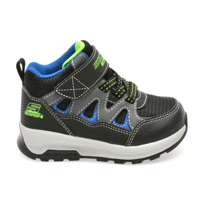 Ghete SKECHERS negre, STORM BLAZER, din material textil