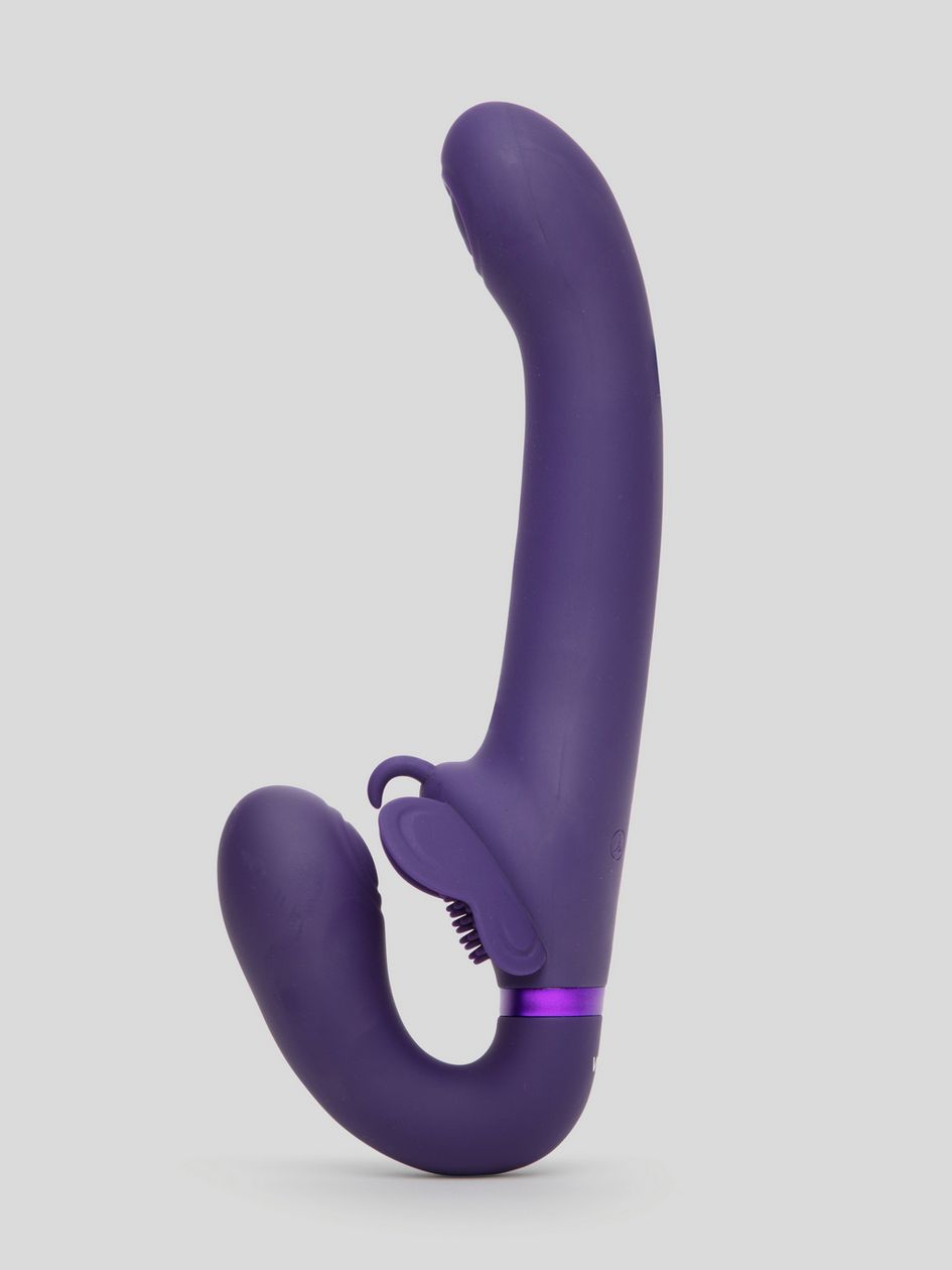 Vive SATU Rechargeable Pulsing Strapless Strap-On with Clitoral Stimulation