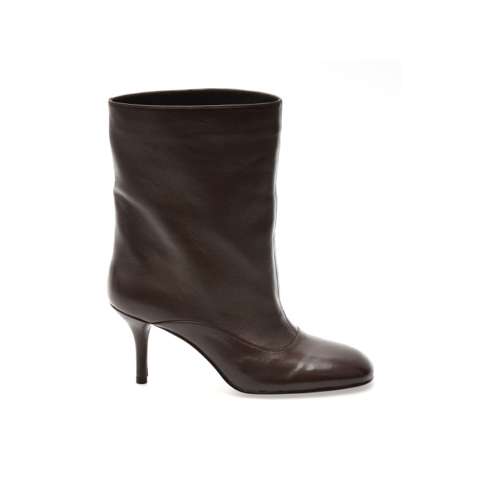 Botine elegante EPICA PREMIUM maro, 25080, din piele naturala