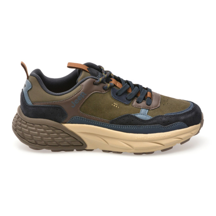 Pantofi sport JEEP maro, M52070A, din piele naturala
