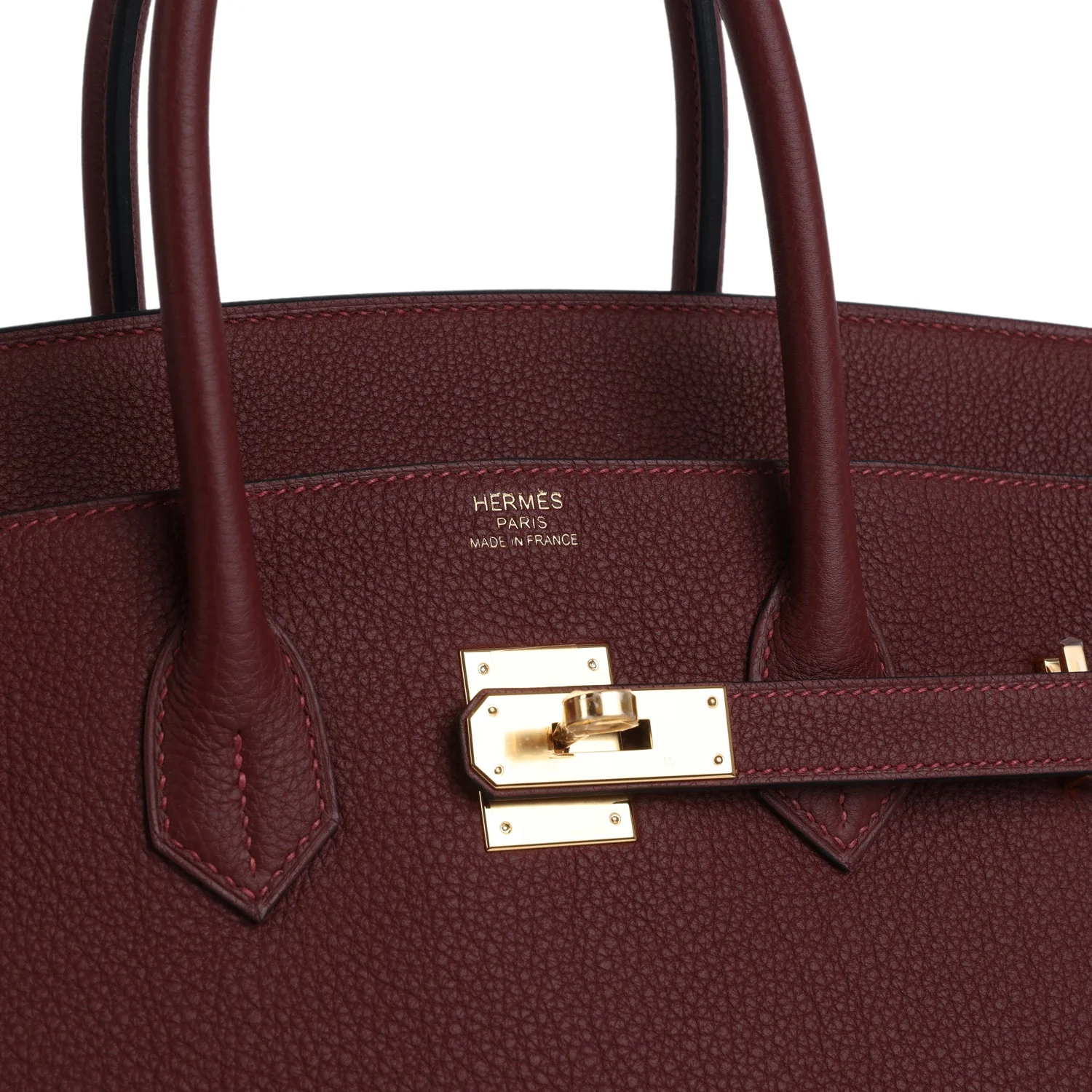 Hermes Birkin 35 Rouge H Togo Gold Hardware