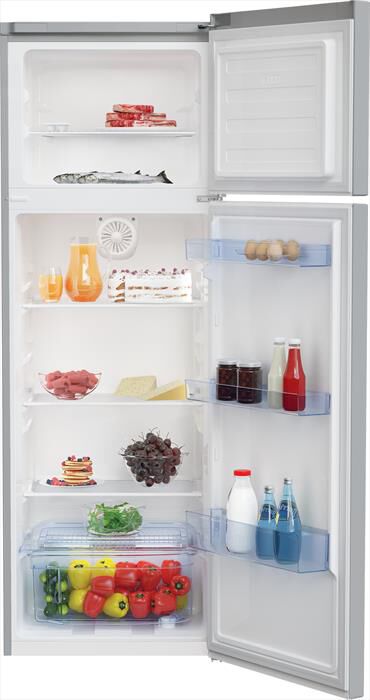 BEKO - Frigorifero 2 porte RDSA310M40SN Classe E 306 lt-Silver