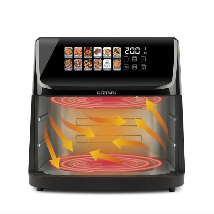 G3FERRARI - Friggitrice ad aria G10222-Nero / Acciaio