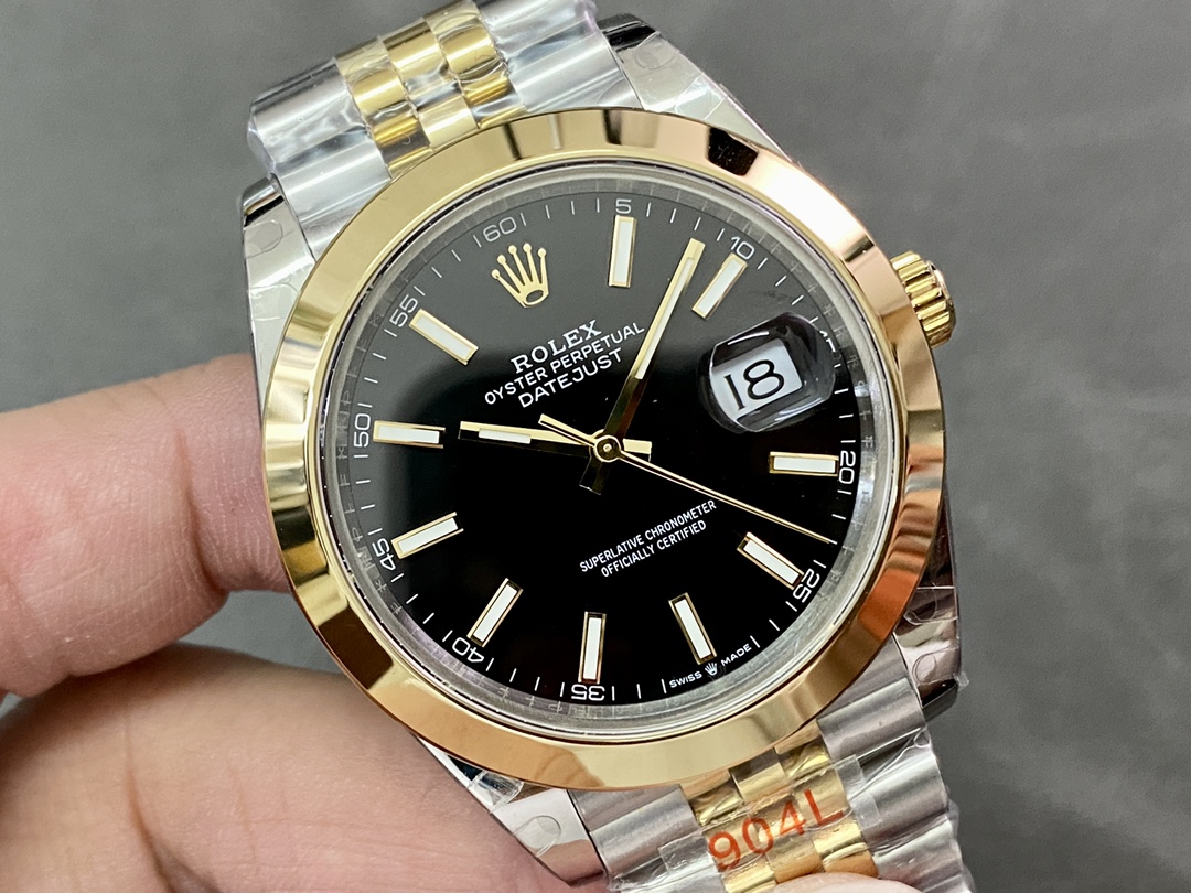 Rolex Datejust 41 Black Dial Jubilee Bracelet M126303 0014 Men's Watch