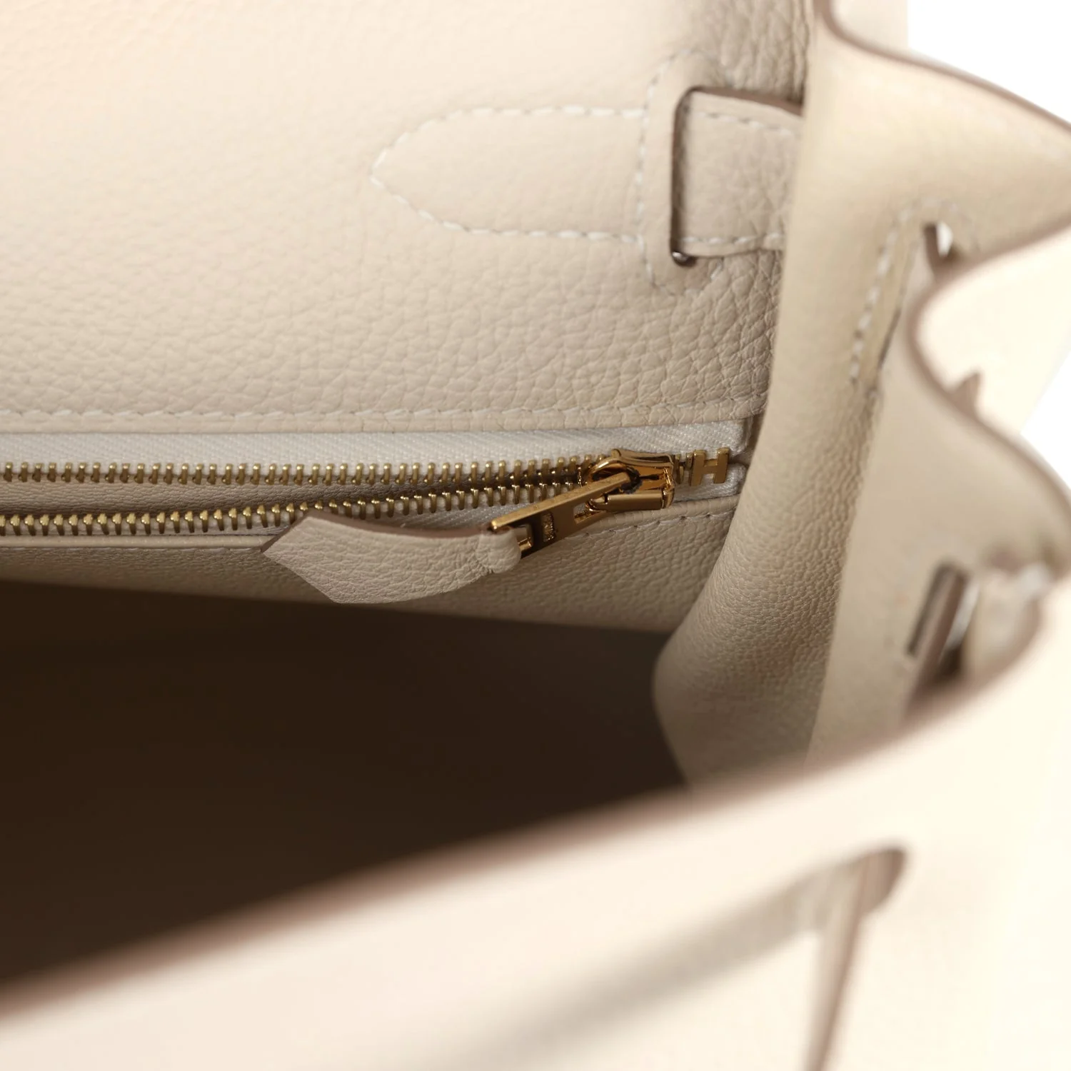 Hermes Kelly Retourne 28 Craie Togo Gold Hardware