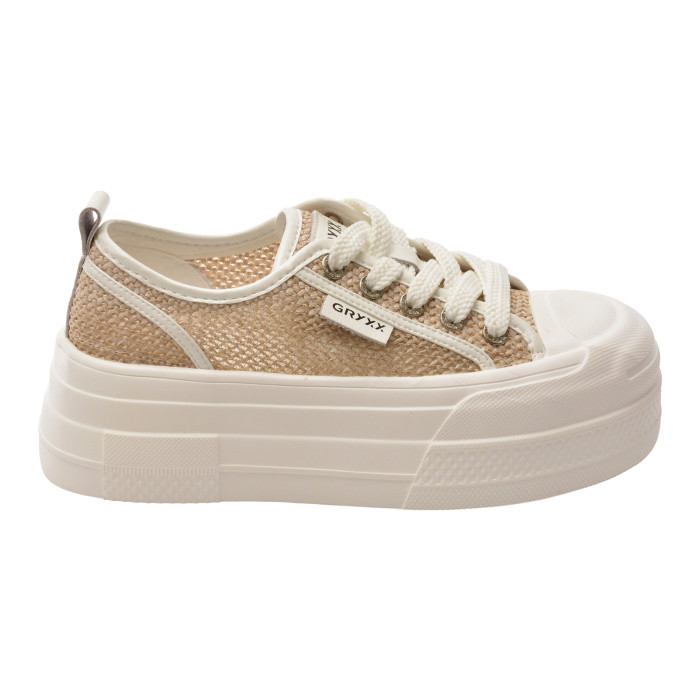 Pantofi sport GRYXX bej, C11928, din material textil