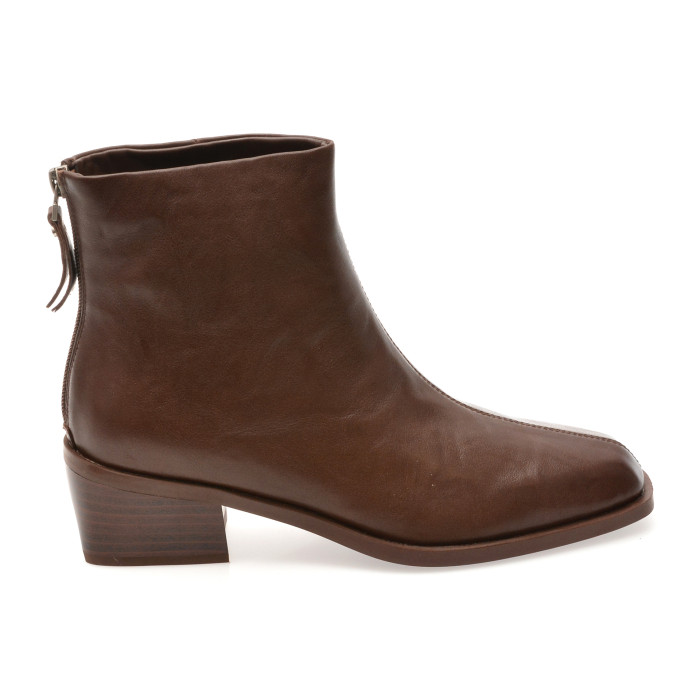 Botine EPICA maro, 96M509, din piele naturala