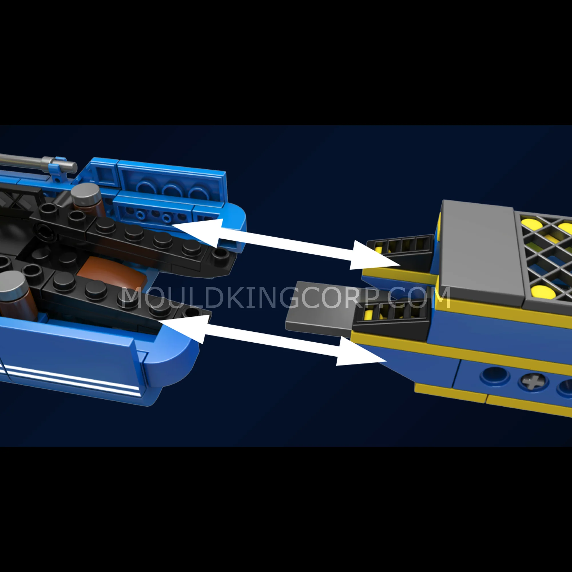 Mould King 10184 Trash Collection Boat Building Set | 407 Pcs