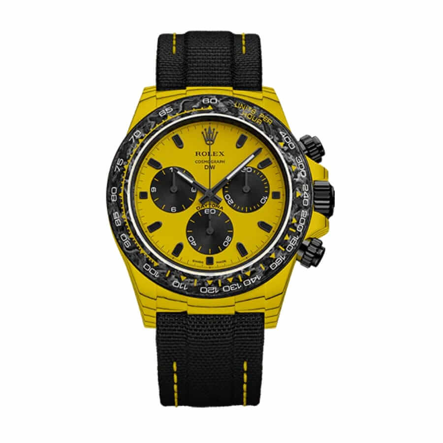 Rolex Daytona DiW NTPT Carbon 46490 Lemon Edition