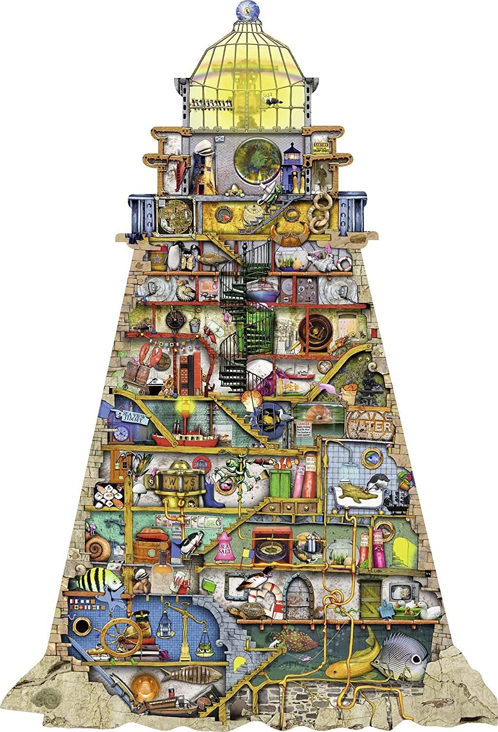 Colin Thompson Ludicrous Lighthouse 995 Piece Puzzle