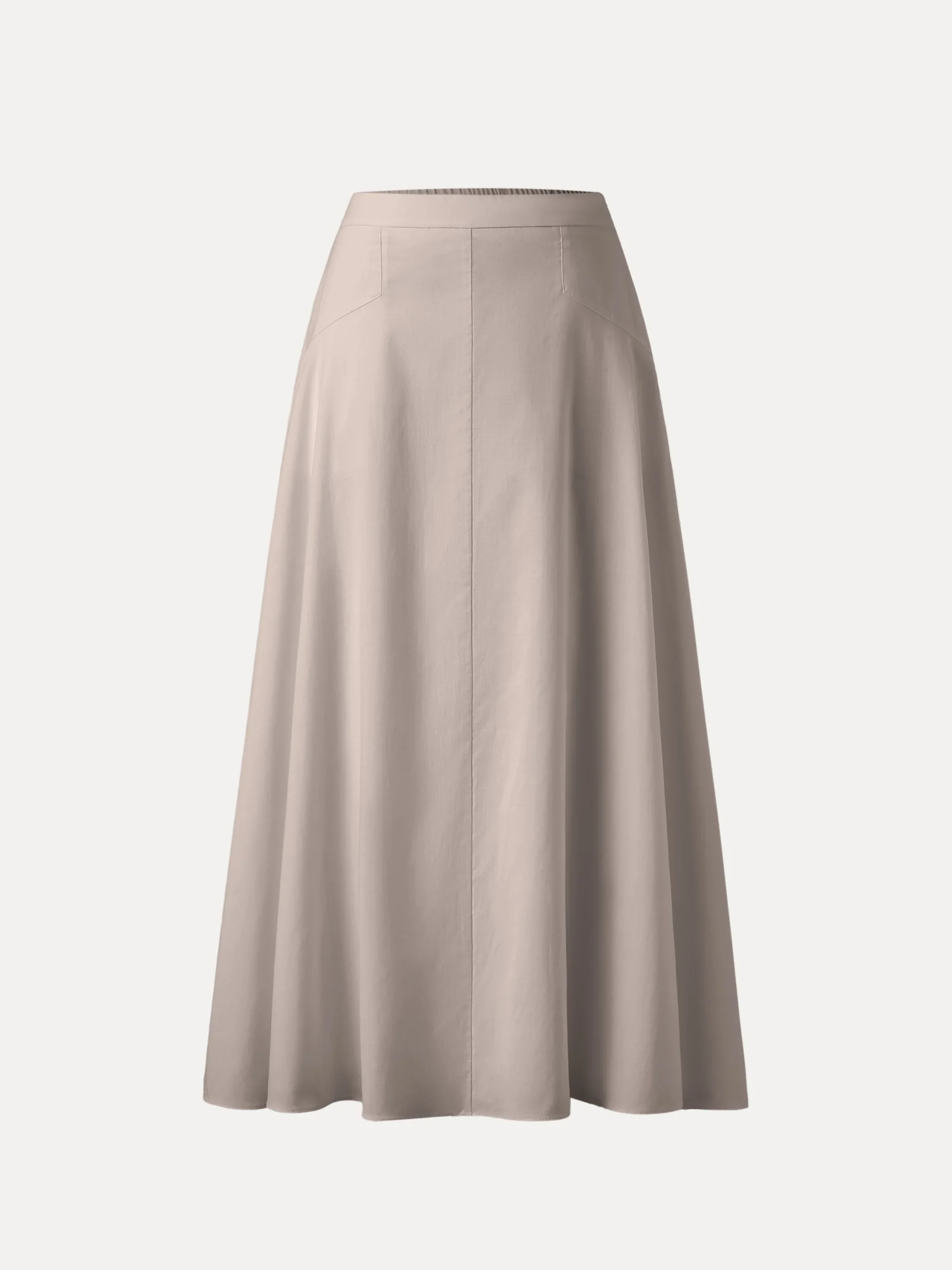 Pull-on Midi Skirt with Pockets