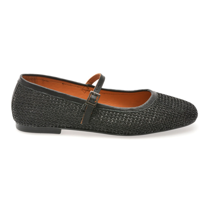 Balerini GRYXX negri, 902, din material textil