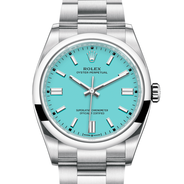 【Super Clone】R 124300 Oyster Perpetual 41 "Tiffany Blue" Brand New