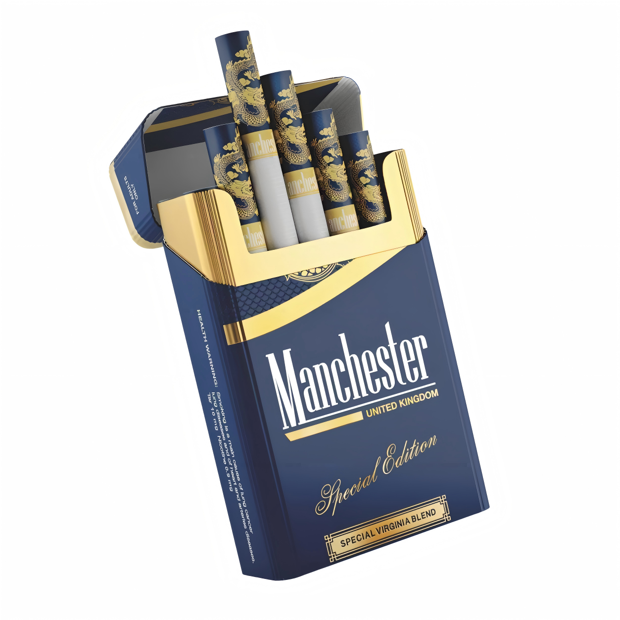 Manchester Special Edition Dragon Blue 10mg Carton