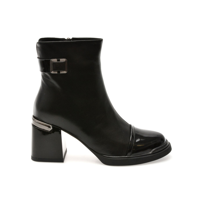 Botine FLAVIA PASSINI negre, 3013, din piele naturala