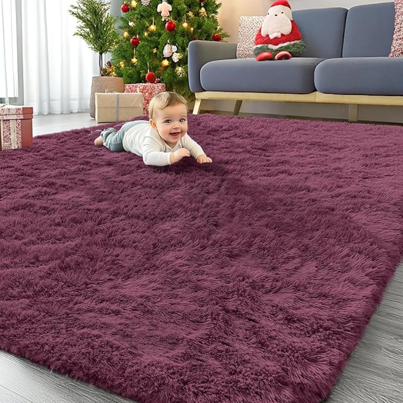 6x9 Machine Washable Large Area Rugs for Living Room, Bedroom