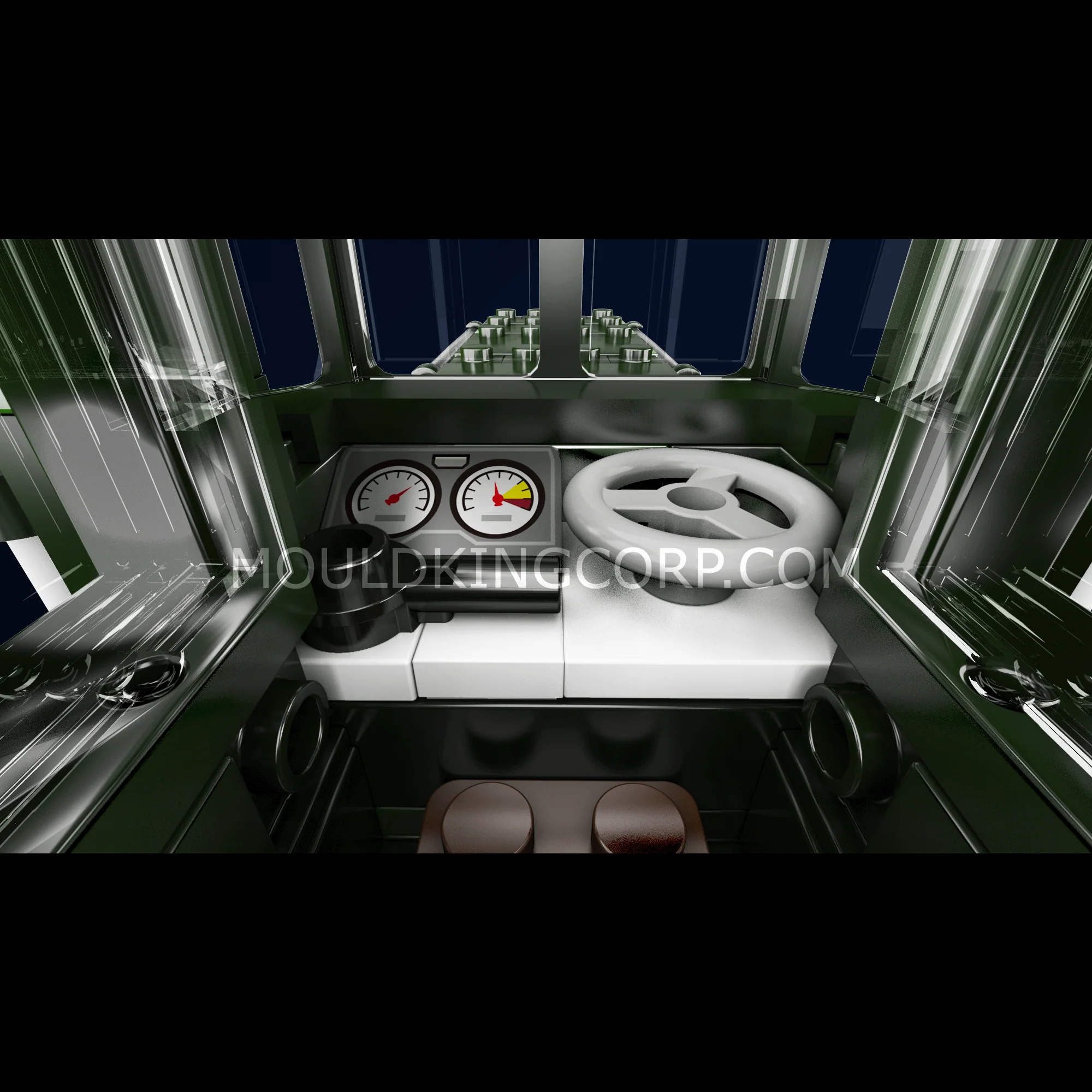 Mould King 12023 OBB 1189.08 Electric Locomotive Building Set | 919 PCS