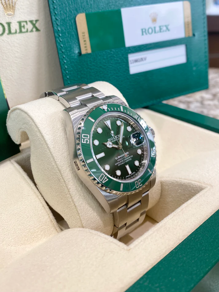 Rolex Submariner Date 116610LV Stainless Steel Oyster 40MM Green Dial Mens Replica Watch